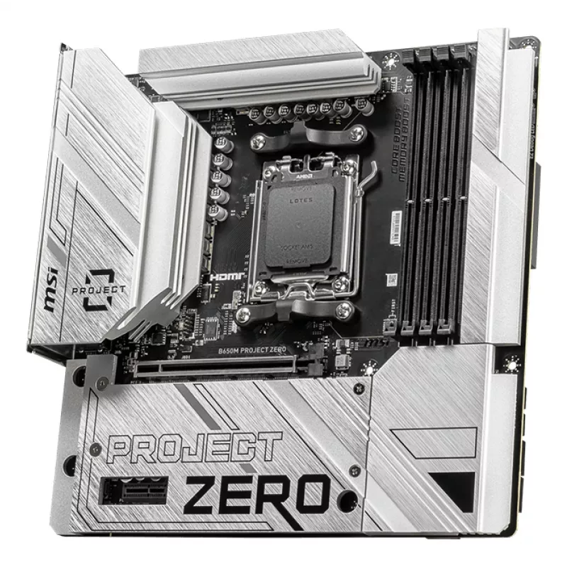 MSI B650M PROJECT ZERO płyta główna AMD B650 Socket AM5 micro ATX