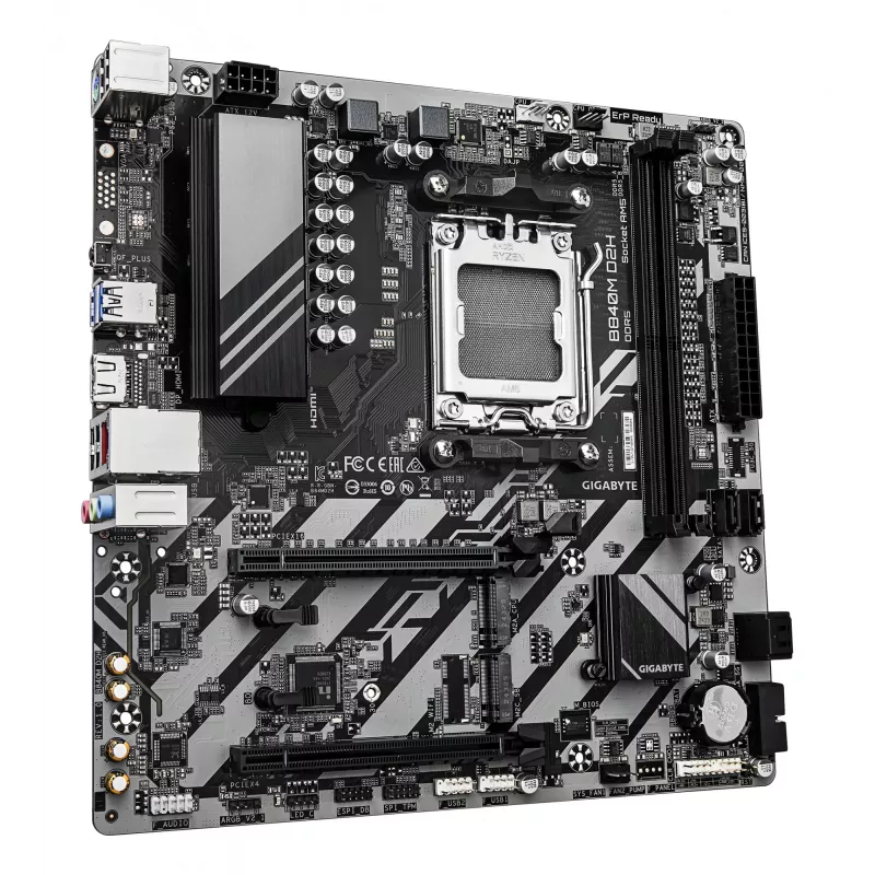 Płyta główna GIGABYTE B840M D2H, AMD Ryzen 9000, Socket AM5, Micro ATX