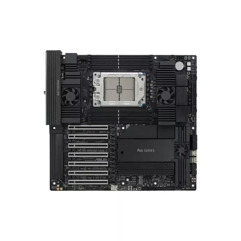 Płyta główna ASUS PRO WS WRX90E-SAGE SE, chipset AMD WRX90, Socket sTR5, EEB, 8x DDR5 DIMM, 7x PCIe x16 GEN5, 4x M.2, 2x USB4 GEN3X2
