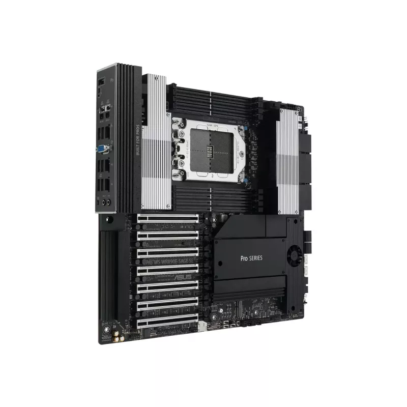 Płyta główna ASUS PRO WS WRX90E-SAGE SE, chipset AMD WRX90, Socket sTR5, EEB, 8x DDR5 DIMM, 7x PCIe x16 GEN5, 4x M.2, 2x USB4 GEN3X2