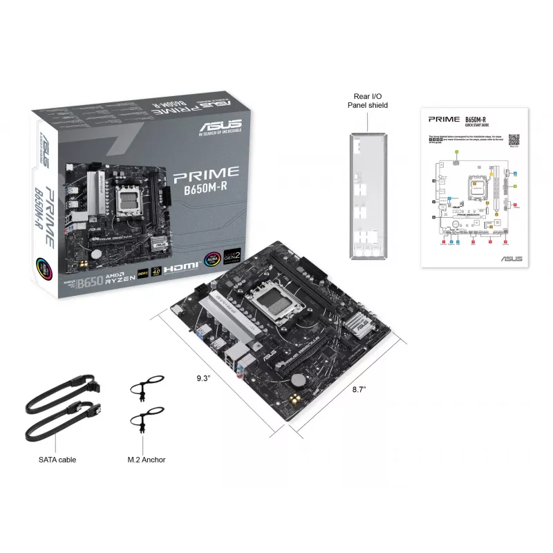 ASUS PRIME B650M-R AMD B650 Socket AM5 micro ATX