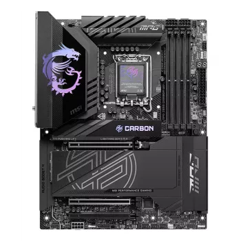 Płyta główna MSI MPG Z890 CARBON WIFI ATX — Intel LGA1851, Z890, DDR5, 4x DIMM, 5x M.2, Wi‑Fi 7, 2.5Gb LAN