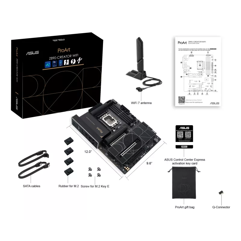 ASUS PROART Z890-CREATOR WIFI Intel Z890 LGA 1851 (Socket V1) ATX