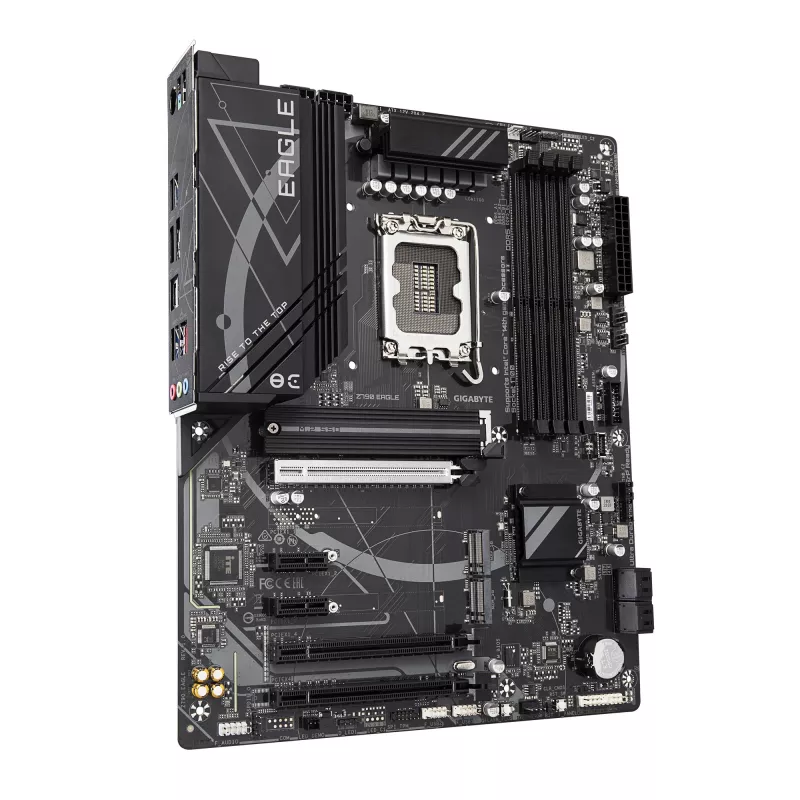 Płyta główna GIGABYTE Z790 EAGLE - obsługuje procesory Intel Core 14. generacji, 12+1+1 faz VRM, do 7600 MHz DDR5 (OC), 3x PCIe 4.0 M.2, 2,5 GbE LAN, USB 3.2 Gen 2