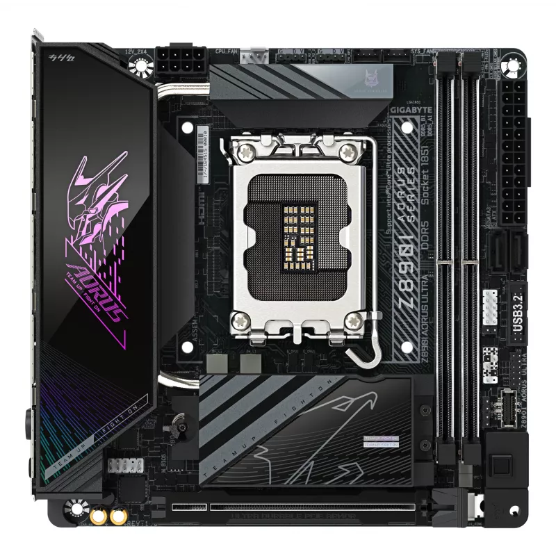 Płyta główna GIGABYTE Z890I AORUS ULTRA, chipset Intel, LGA 1851, mini ITX