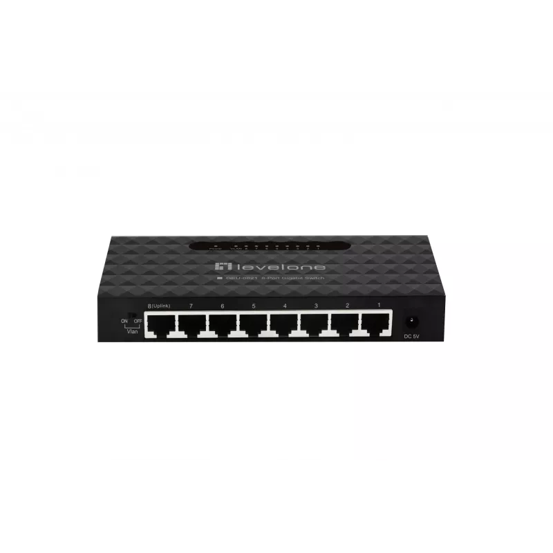 Przełącznik sieciowy LevelOne GEU-0821 Zarządzalny Gigabit Ethernet (10/100/1000)