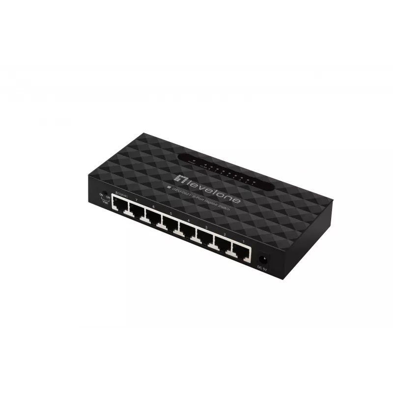 Przełącznik sieciowy LevelOne GEU-0821 Zarządzalny Gigabit Ethernet (10/100/1000)