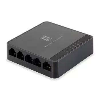 Przełącznik LevelOne 5-Port Gigabit, Gigabit Ethernet (10/100/1000), pełny dupleks