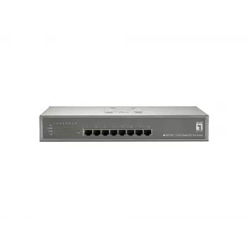 LevelOne 8-Port Gigabit PoE Switch, 802.3at/af PoE, 123.2W