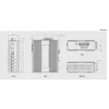 LevelOne 6-portowy gigabitowy przełącznik przemysłowy, 1 x SFP, 1 x SFP/RJ45 Combo, -40°C do 75°C, montaż na szynie DIN