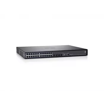 LevelOne 26-portowy stosowalny przełącznik zarządzalny warstwy L3 Gigabit Ethernet, 4 porty combo SFP/RJ45, 2 sloty modułów 10-Gigabit