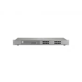 LevelOne 16-Portowy przełącznik Fast Ethernet PoE, 802.3at/af PoE, 120W