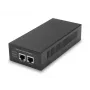 LevelOne Gigabit PoE Injector, 60W, 802.3at/af PoE, Gigabit Ethernet, 10,100,1000 Mbit/s, IEEE 802.3af, IEEE 802.3at, IEEE 802.3bt, Czarny, Zasilanie, 60 W