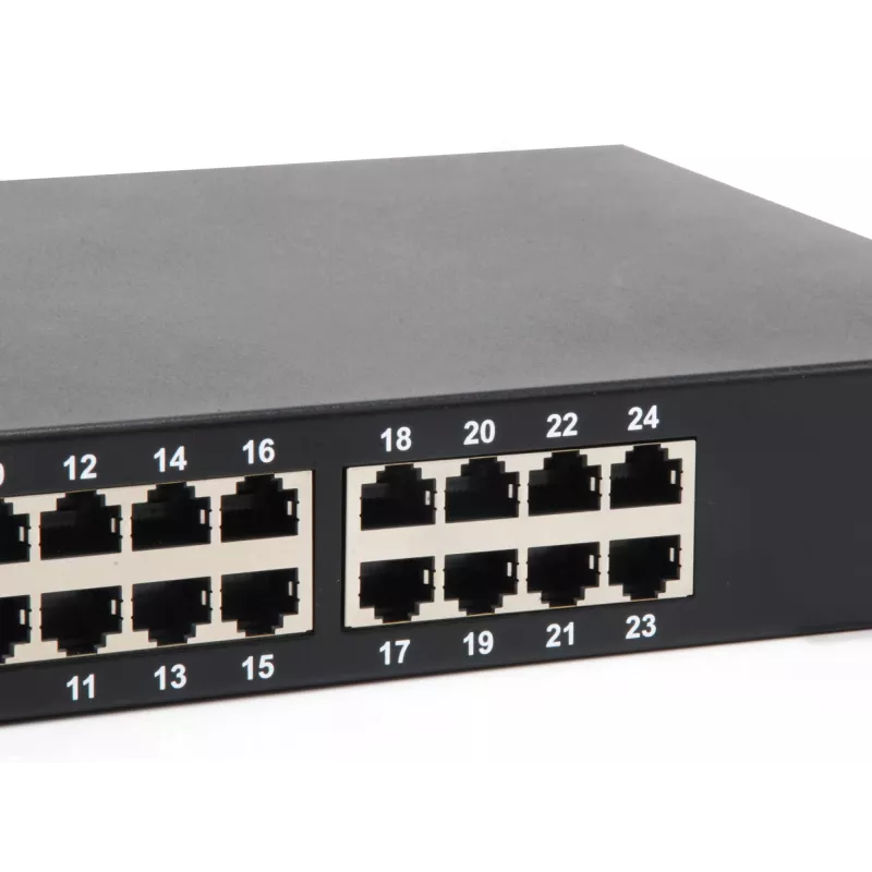 LevelOne 24-portowy przełącznik Gigabit PoE, 802.3at/af PoE, 630W