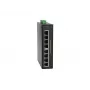 LevelOne 8-portowy przemysłowy przełącznik Fast Ethernet PoE, 4 wyjścia PoE, 802.3at/af PoE, 126 W, od -40°C do 75°C