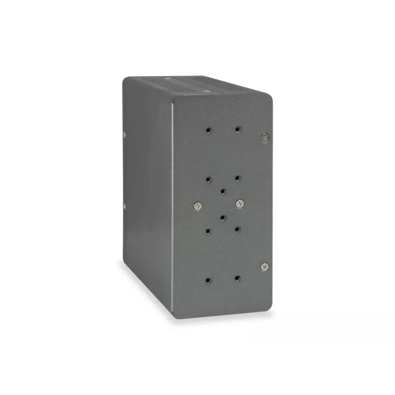 LevelOne TURING 12-portowy zarządzalny przełącznik przemysłowy L3 Lite Gigabit, 4 x SFP, montaż na szynę DIN, -40°C do 75°C