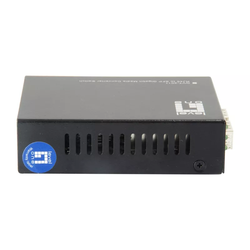 LevelOne RJ45 na SFP Gigabitowy konwerter mediów/przełącznik, 2 x SFP, 1 x RJ45