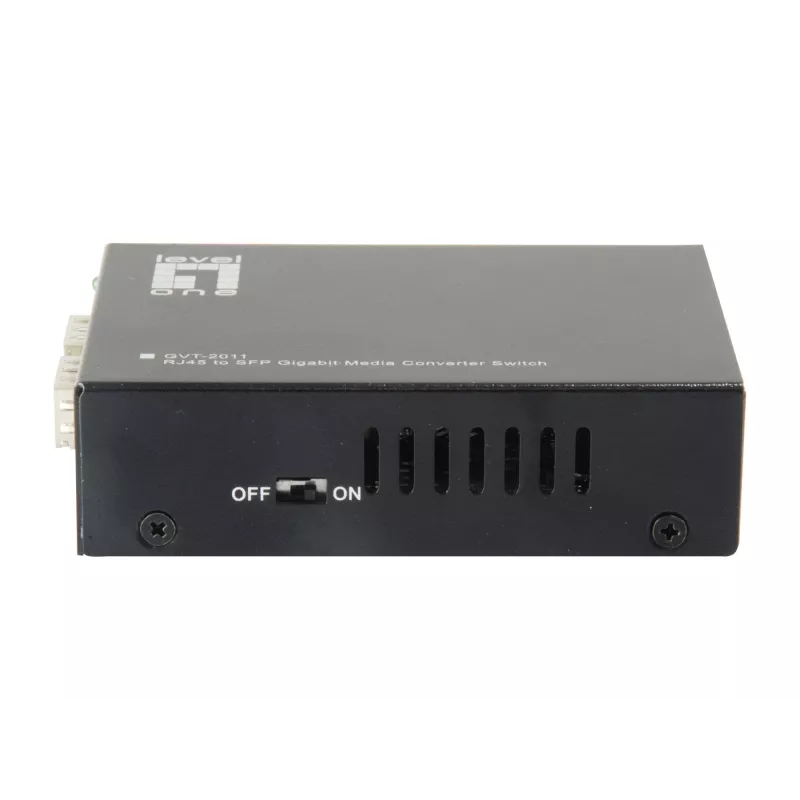 LevelOne RJ45 na SFP Gigabitowy konwerter mediów/przełącznik, 2 x SFP, 1 x RJ45