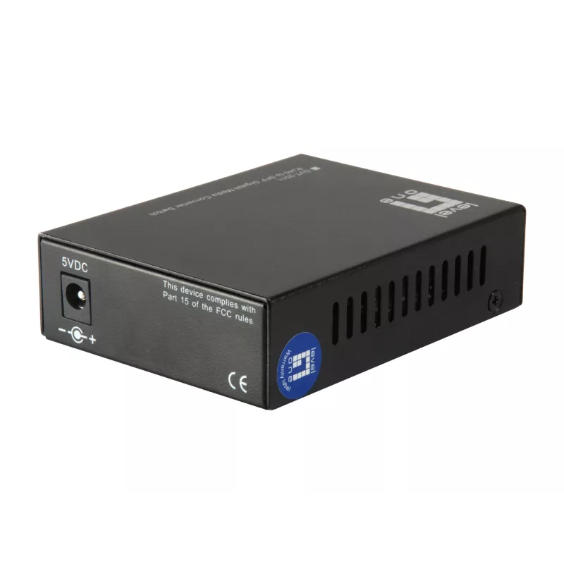 LevelOne RJ45 na SFP Gigabitowy konwerter mediów/przełącznik, 2 x SFP, 1 x RJ45