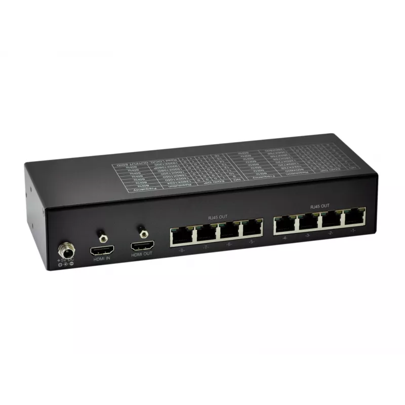 LevelOne Nadajnik HDMI przez Cat.5, 300 m, 8 wyjść kanałowych