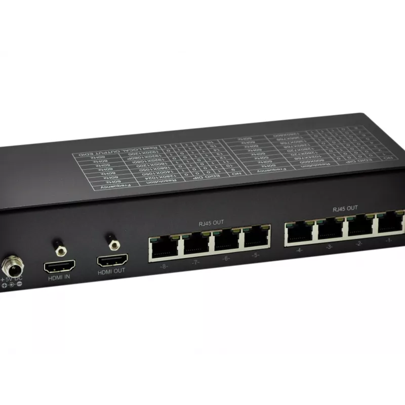 LevelOne Nadajnik HDMI przez Cat.5, 300 m, 8 wyjść kanałowych