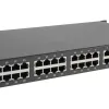 LevelOne 34-portowy przełącznik Fast Ethernet PoE, 802.3at/af PoE, 32 wyjścia PoE, 2 x Gigabit RJ45, 630 W