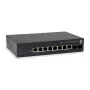 LevelOne 10-portowy inteligentny przełącznik Gigabit PoE, 8 wyjść PoE, 2 x Gigabit SFP, 70W