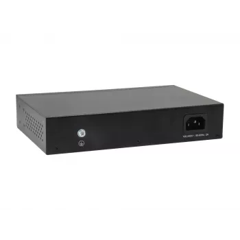 LevelOne 10-portowy inteligentny przełącznik Gigabit PoE, 8 wyjść PoE, 2 x Gigabit SFP, 70W