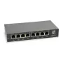 LevelOne 8-portowy przełącznik Gigabit PoE, 802.3at/af PoE, 120 W