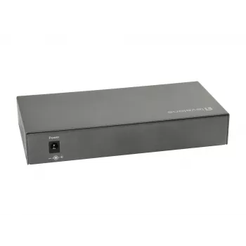 LevelOne 8-portowy przełącznik Gigabit PoE, 802.3at/af PoE, 120 W