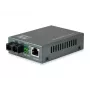 LevelOne RJ45 na SC konwerter mediów Fast Ethernet, światłowód jednomodowy, 1550nm, 80km