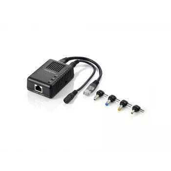 Rozdzielacz PoE LevelOne Fast Ethernet, 802.3af PoE, wyjście DC 5-12V