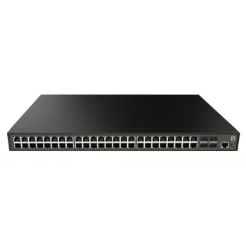 LevelOne GEL-5271 przełącznik sieciowy zarządzalny L2+ Gigabit Ethernet (10/100/1000) 1U czarny