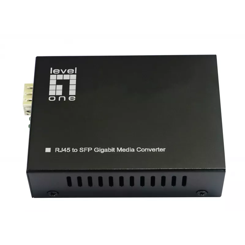 LevelOne RJ45 na SFP Gigabit Media Converter, 802.3bt 90W PoE PSE