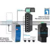 Przełącznik zarządzalny LevelOne Hilbert 8-portowy przemysłowy Gigabit PoE Smart Lite Switch