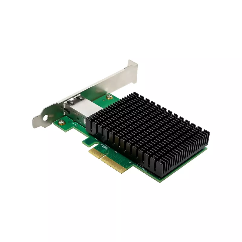 Karta sieciowa LevelOne 10-Gigabit PCIe x4, 1 x RJ45, wewnętrzna, przewodowa, PCI Express, Ethernet, 10000 Mbit/s, zielona