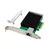 Karta sieciowa LevelOne 10-Gigabit PCIe x4, 1 x RJ45, wewnętrzna, przewodowa, PCI Express, Ethernet, 10000 Mbit/s, zielona