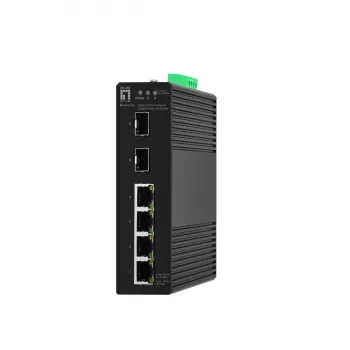 Przełącznik zarządzalny LevelOne Hilbert 6-portowy przemysłowy przełącznik Gigabit Smart Lite