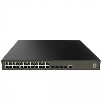 LevelOne GEL-2871 przełącznik sieciowy Zarządzalny L2+ Gigabit Ethernet (10/100/1000) 1U Czarny
