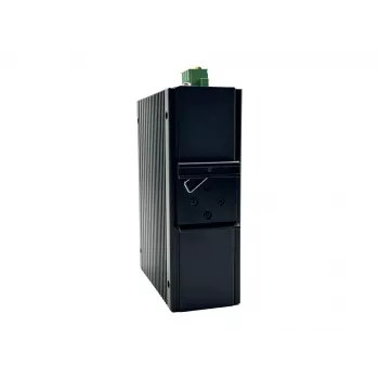 LevelOne 10-portowy zarządzalny przełącznik przemysłowy Gigabit L2+, 8x 1GbE RJ45, 2x 1/2.5GbE SFP, szyna DIN, -40°C do 75°C