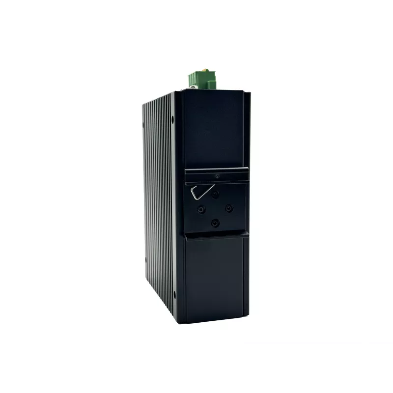 LevelOne 10-portowy zarządzalny przełącznik przemysłowy Gigabit L2+, 8x 1GbE RJ45, 2x 1/2.5GbE SFP, szyna DIN, -40°C do 75°C
