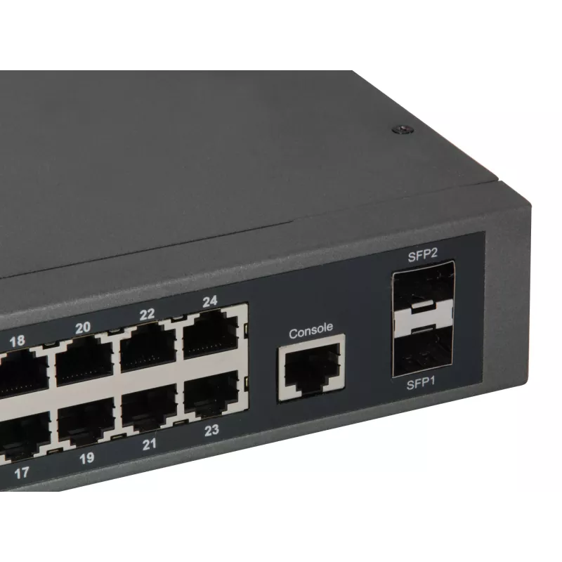 LevelOne GEP-2652 przełącznik sieciowy Zarządzalny L2 Gigabit Ethernet (10/100/1000) Power over Ethernet (PoE) Szary