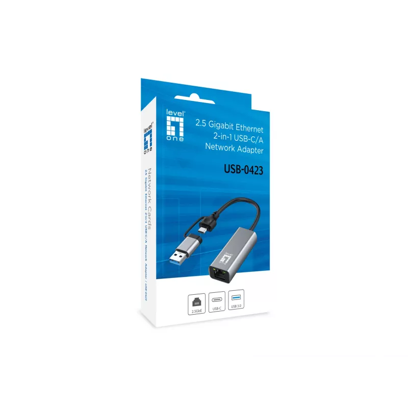 Karta sieciowa LevelOne USB-0423 Ethernet 2500 Mbit/s