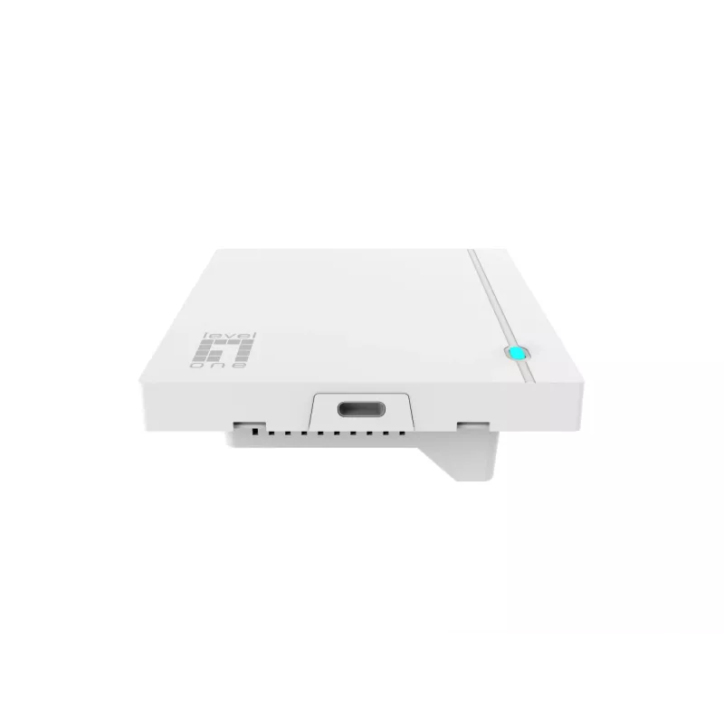 LevelOne AX1800 Dwuzakresowy Wi-Fi 6 Punkt dostępowy bezprzewodowy PoE do montażu w ścianie