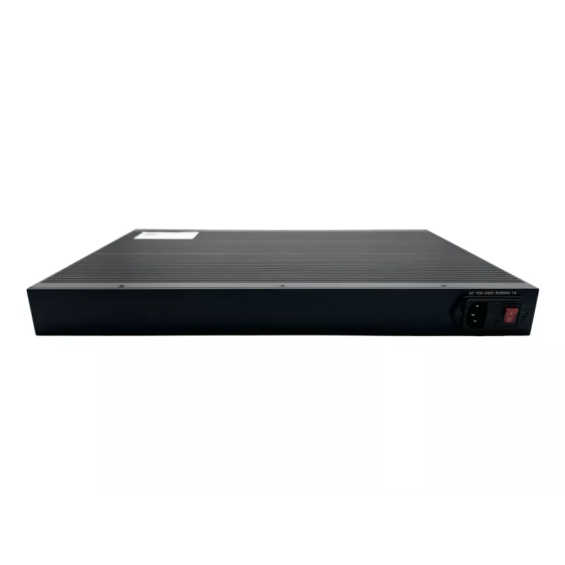 LevelOne 28-Portowy Zarządzalny Przełącznik Gigabit Fiber L2 Plus, 4x 1,25/2,5GbE SFP, 16x 1,25GbE SFP, 8x Gigabit SFP/RJ45 Combo, Redundantne Zasilanie, -40°C do 80°C