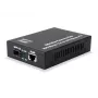 LevelOne GVT-0500 konwerter mediów sieciowych 10000 Mbit/s Czarny