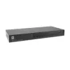 LevelOne 16-Port PS/2-USB VGA KVM Switch, 2048 x 1536 pikseli, montaż w szafie rack, 1U, czarny
