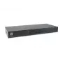 LevelOne 16-Port PS/2-USB VGA KVM Switch, 2048 x 1536 pikseli, montaż w szafie rack, 1U, czarny