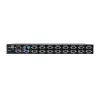 LevelOne 16-Port PS/2-USB VGA KVM Switch, 2048 x 1536 pikseli, montaż w szafie rack, 1U, czarny