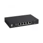 5-portowy niezarządzalny przełącznik Ethernet 2.5G LEVELONE GEU-0525 — 5× 2.5G RJ-45, niezarządzalny, przepustowość 25 Gbit/s, możliwość montażu na ścianie